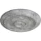 Ekena Millwork Traditional Ceiling Medallion (Fits Canopies up to 2 3/4"), 12"OD x 1"P, Ultra Pure White Crackle CM12TRUWC - alternate 2